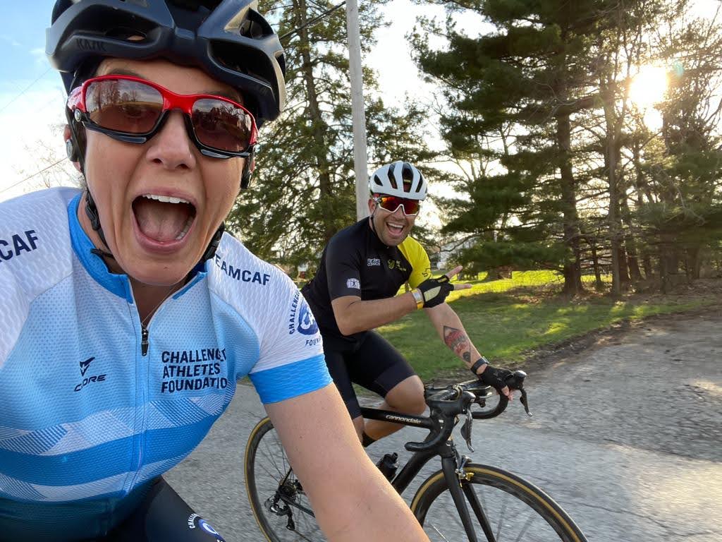 Excited cyclists