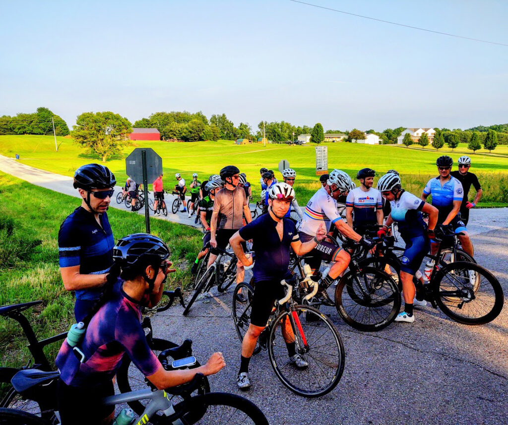 the cycling club ride